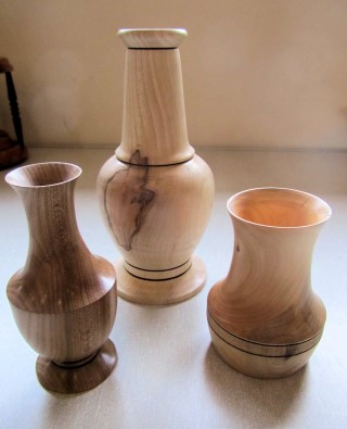 The left hand vase won Nick Caruana a commended certificate